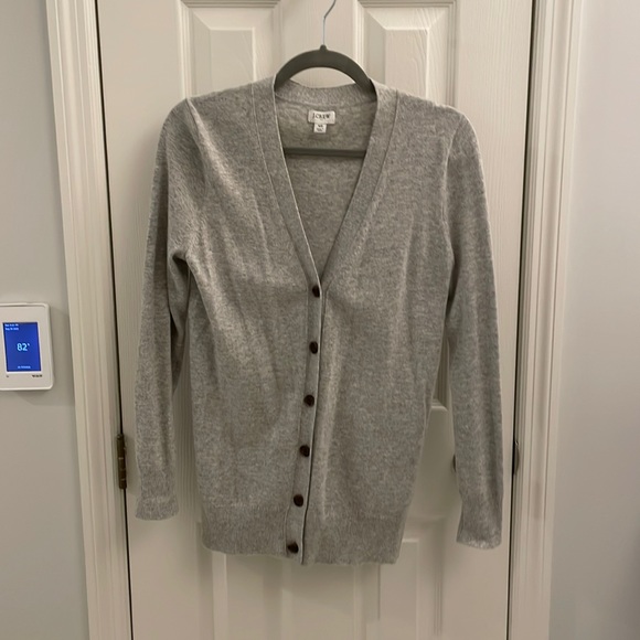 Jcrew Factory Grey Cardigan, sz XS - Picture 1 of 2